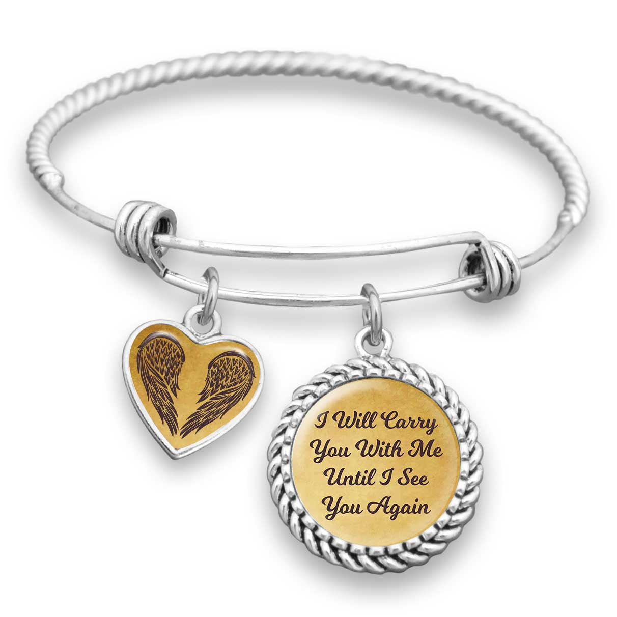 Carry You With Me Charm Bracelet