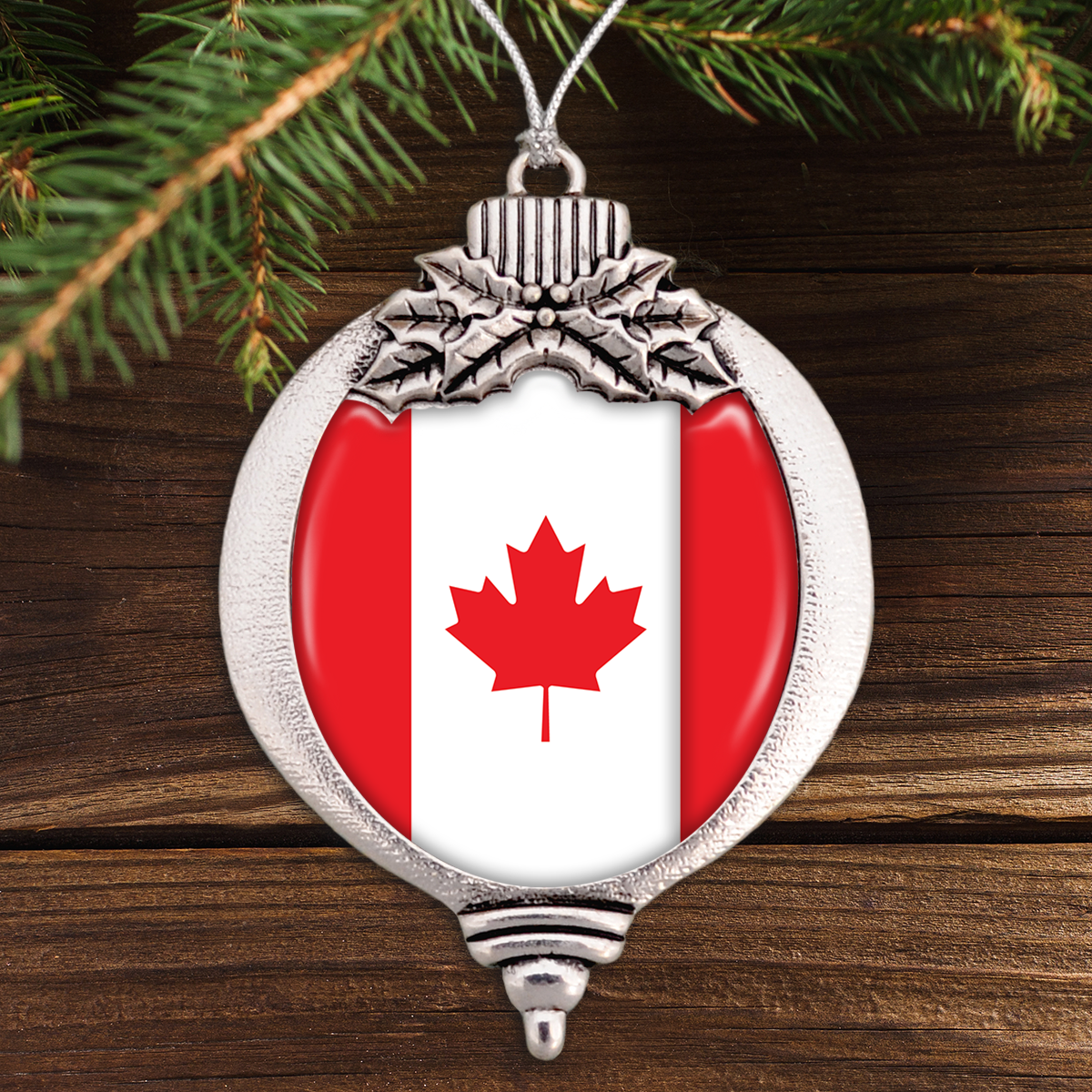 Flag Of Canada Bulb Ornament