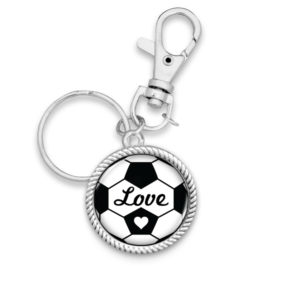Soccer Love Key Chain