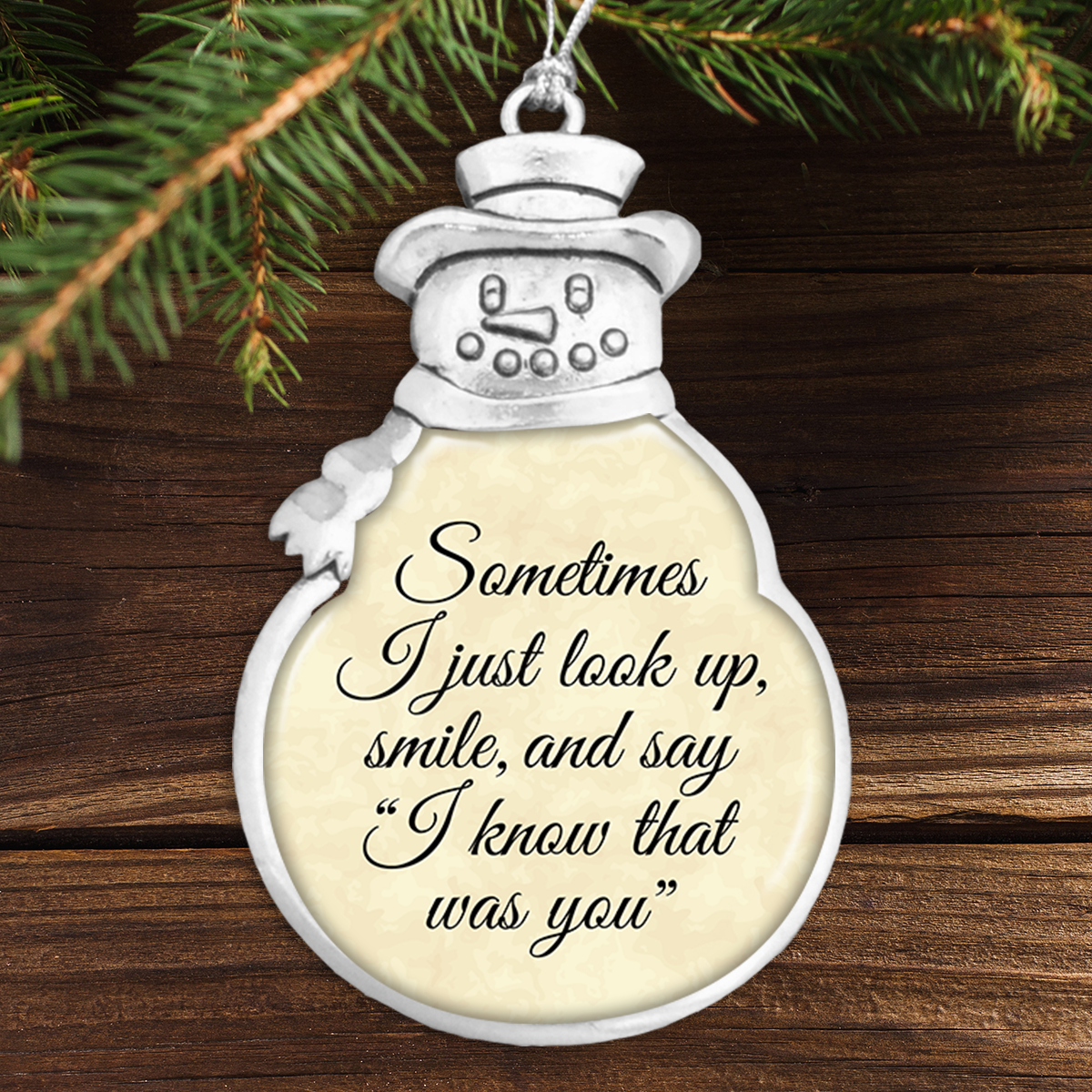 I Know That Was You Snowman Ornament