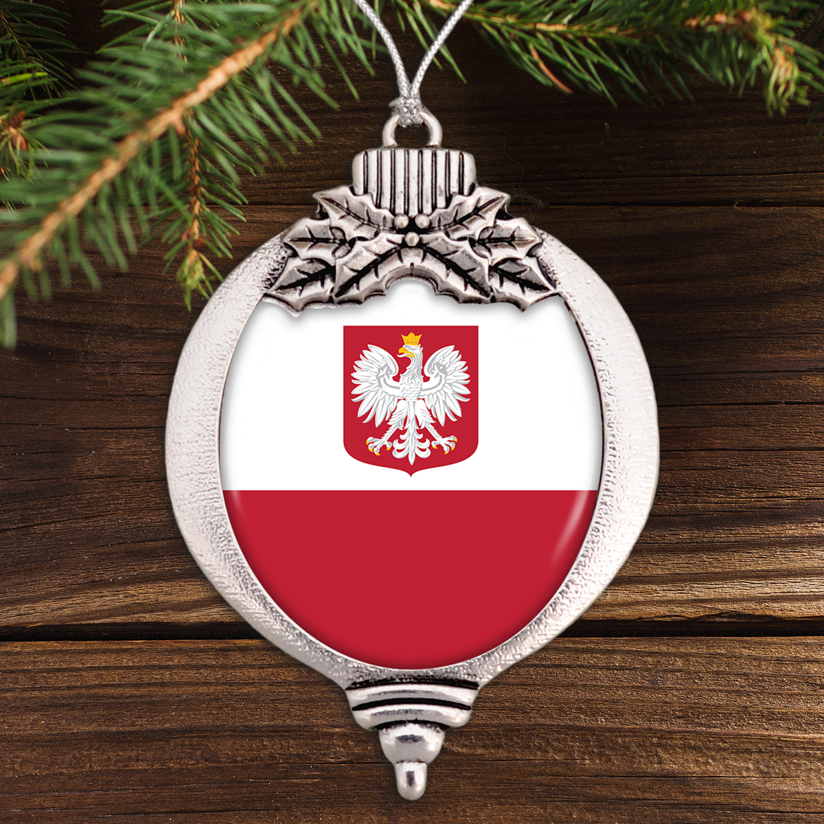 Flag Of Poland Bulb Ornament