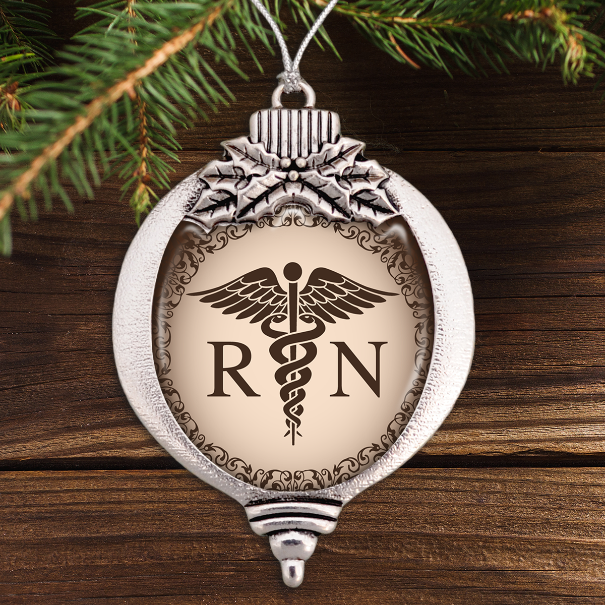 Vintage RN Bulb Ornament