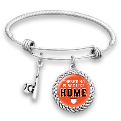 Baltimore There's No Place Like Home Baseball Charm Bracelet