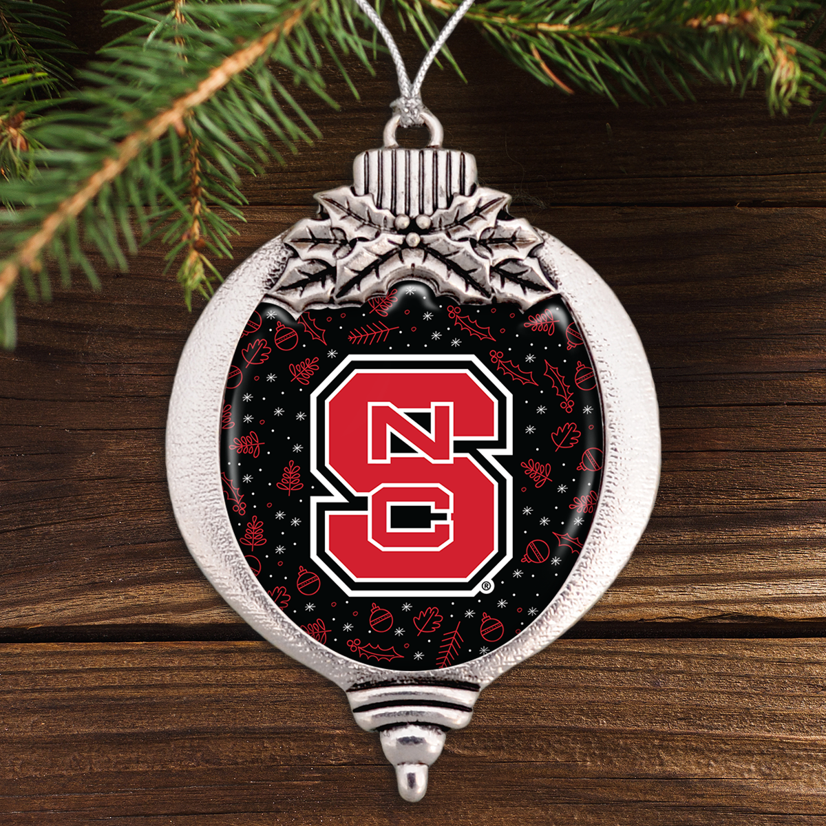 N.C. State Wolfpack Holiday Bulb Ornament