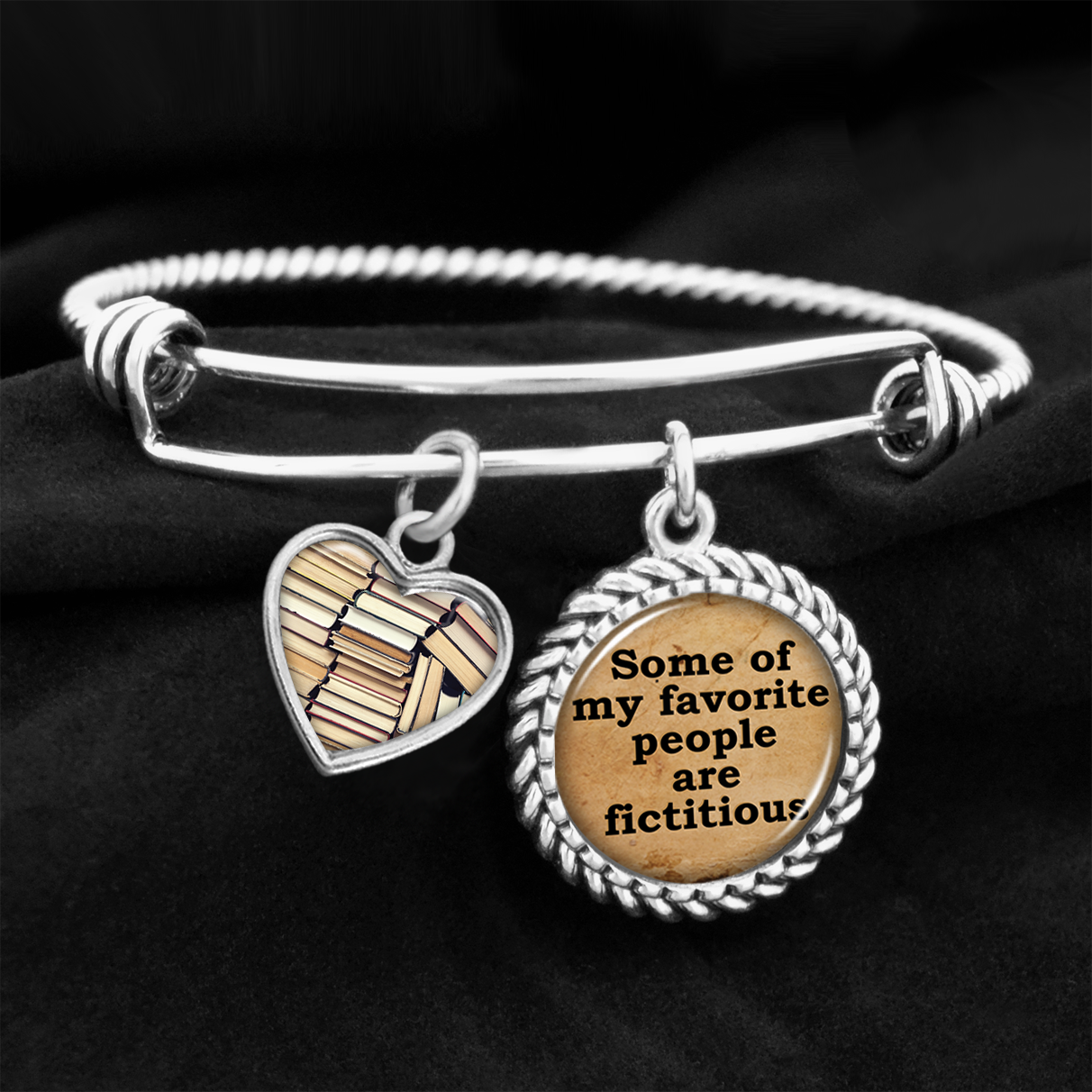 Some Of My Favorite People Are Fictitious Charm Bracelet