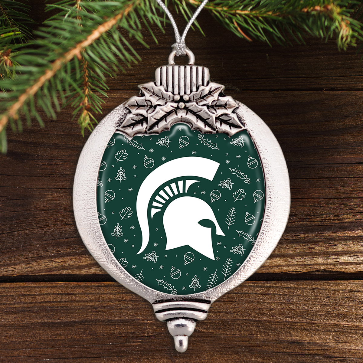 Michigan State Spartans Holiday Bulb Ornament