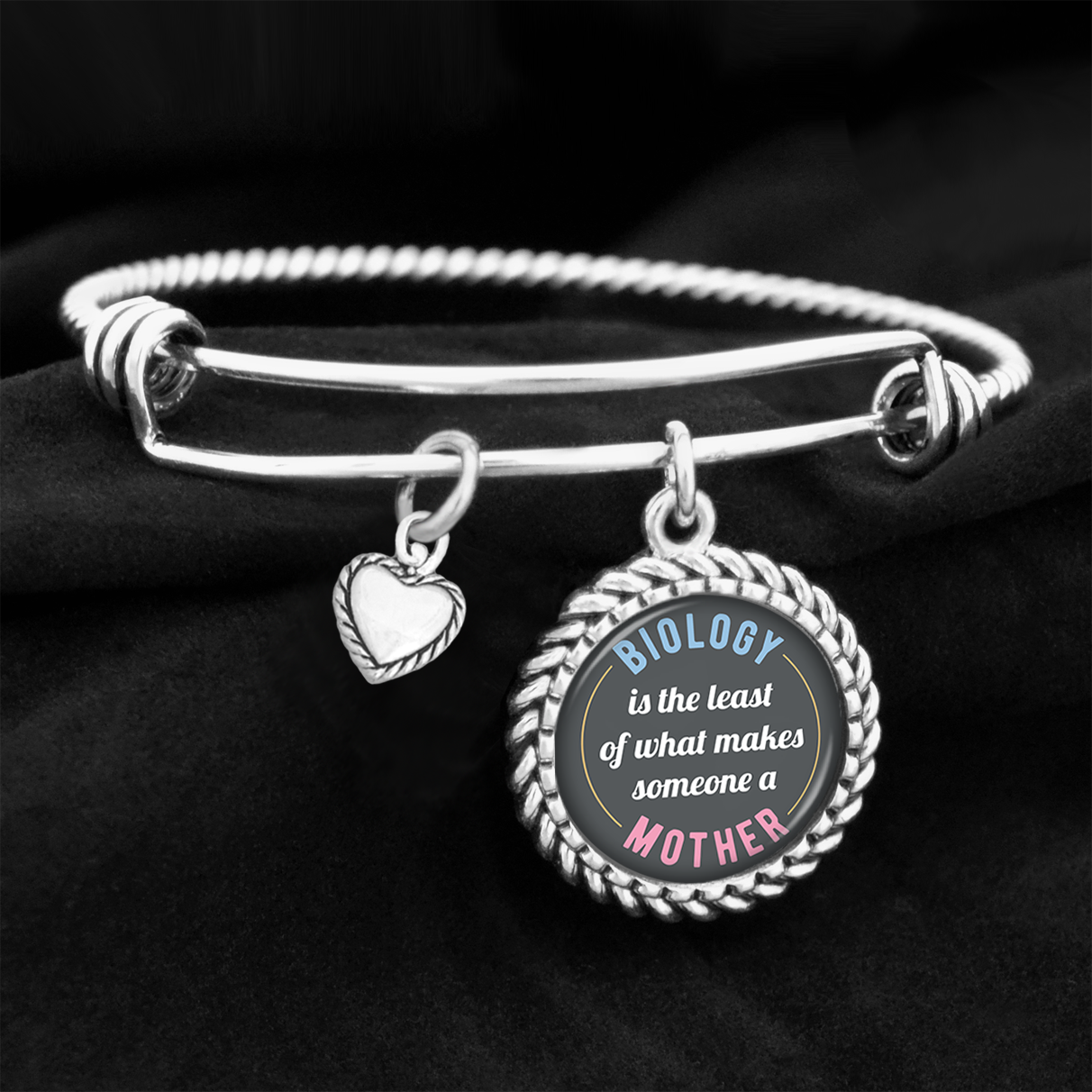 What Makes Someone A Mother Charm Bracelet