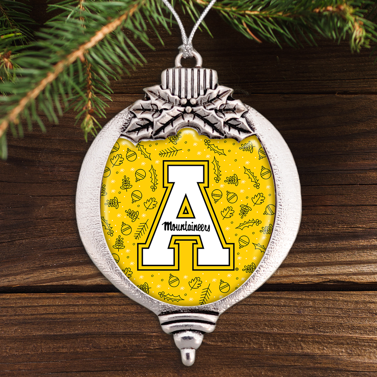 ASU Mountaineers Holiday Bulb Ornament