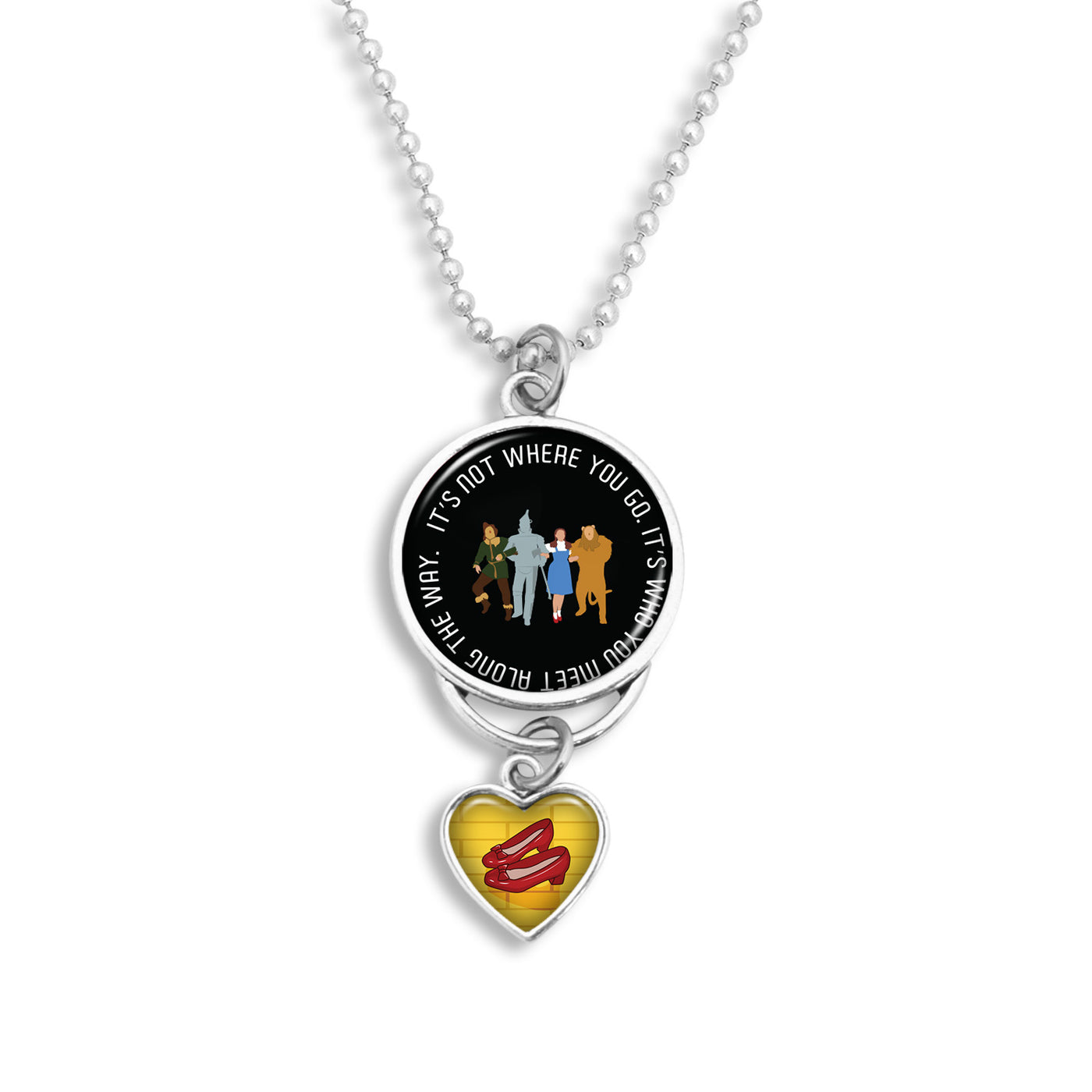 Who You Meet Along The Way Rearview Mirror Charm