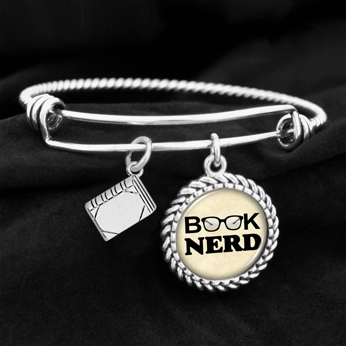 Book Nerd Charm Bracelet