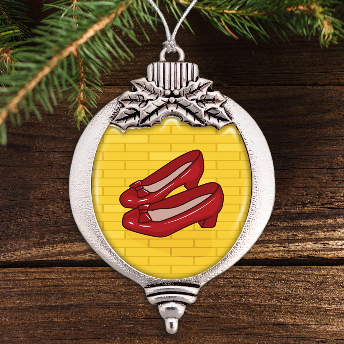 Ruby Slippers Bulb Ornament