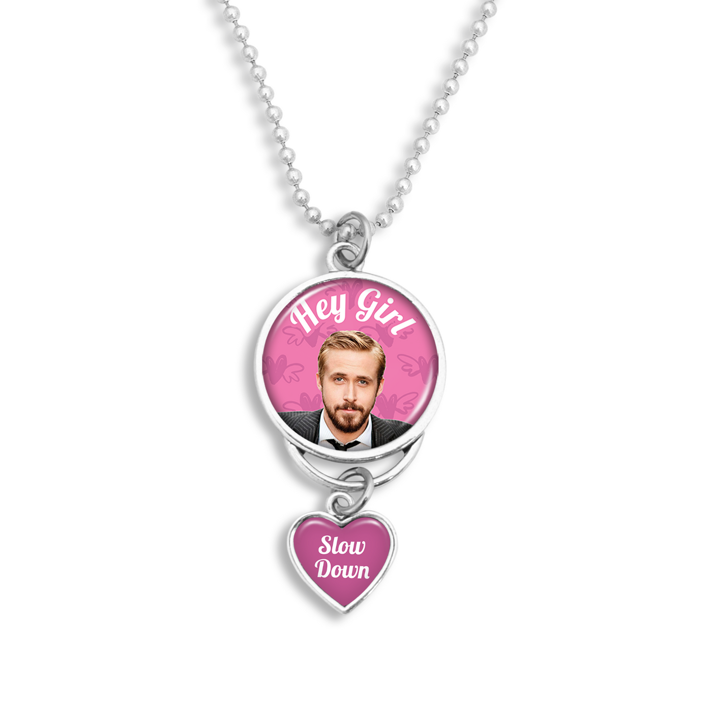 Hey Girl, Slow Down Rearview Mirror Charm