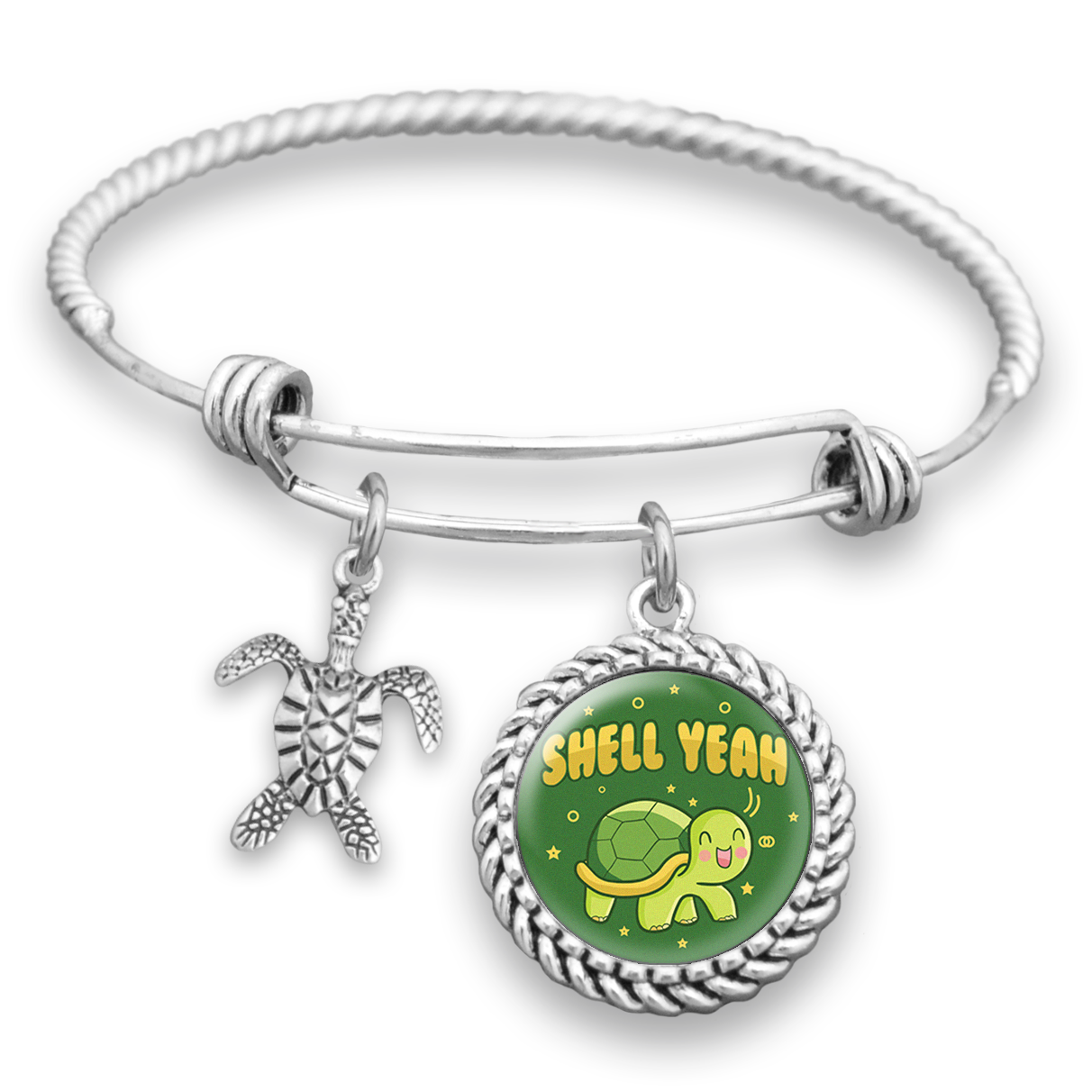 Shell Yeah Turtle Charm Bracelet