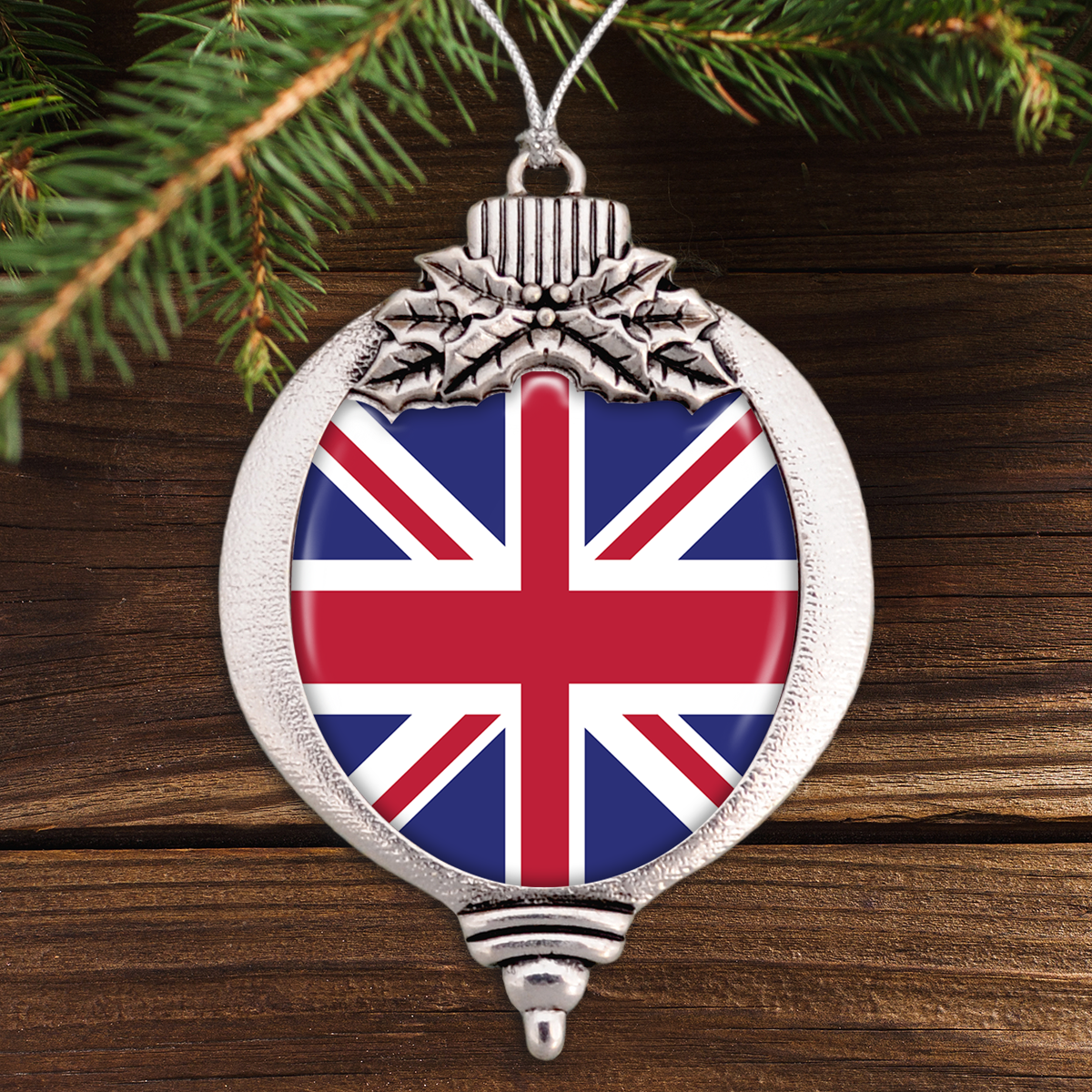 Flag Of Great Britain Bulb Ornament