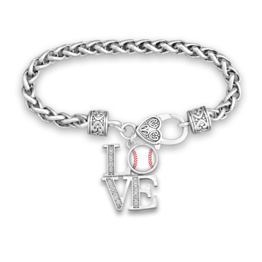 LOVE Baseball Clasp Bracelet
