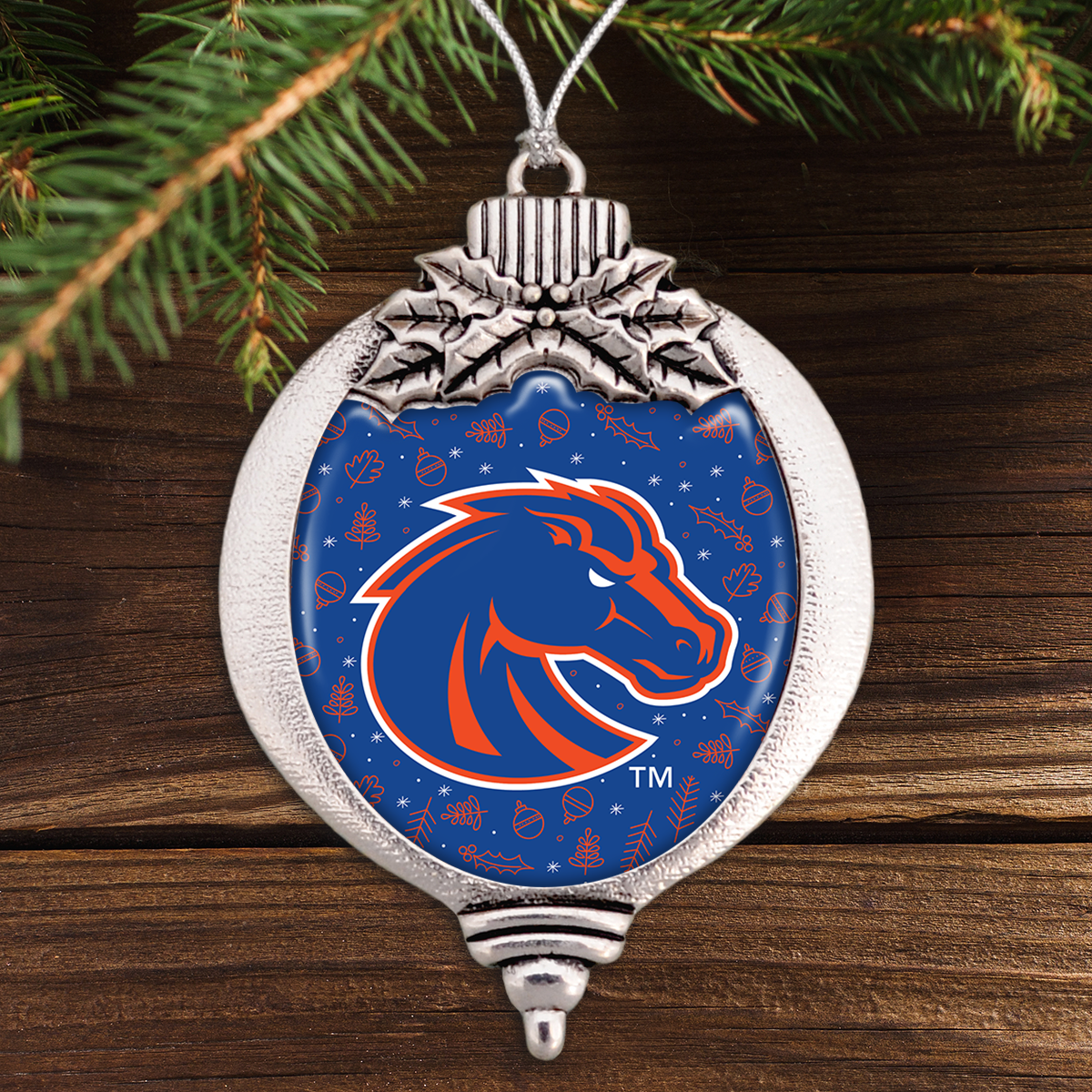 Boise State Broncos Holiday Bulb Ornament
