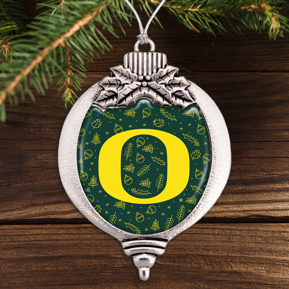 Oregon Ducks Holiday Bulb Ornament