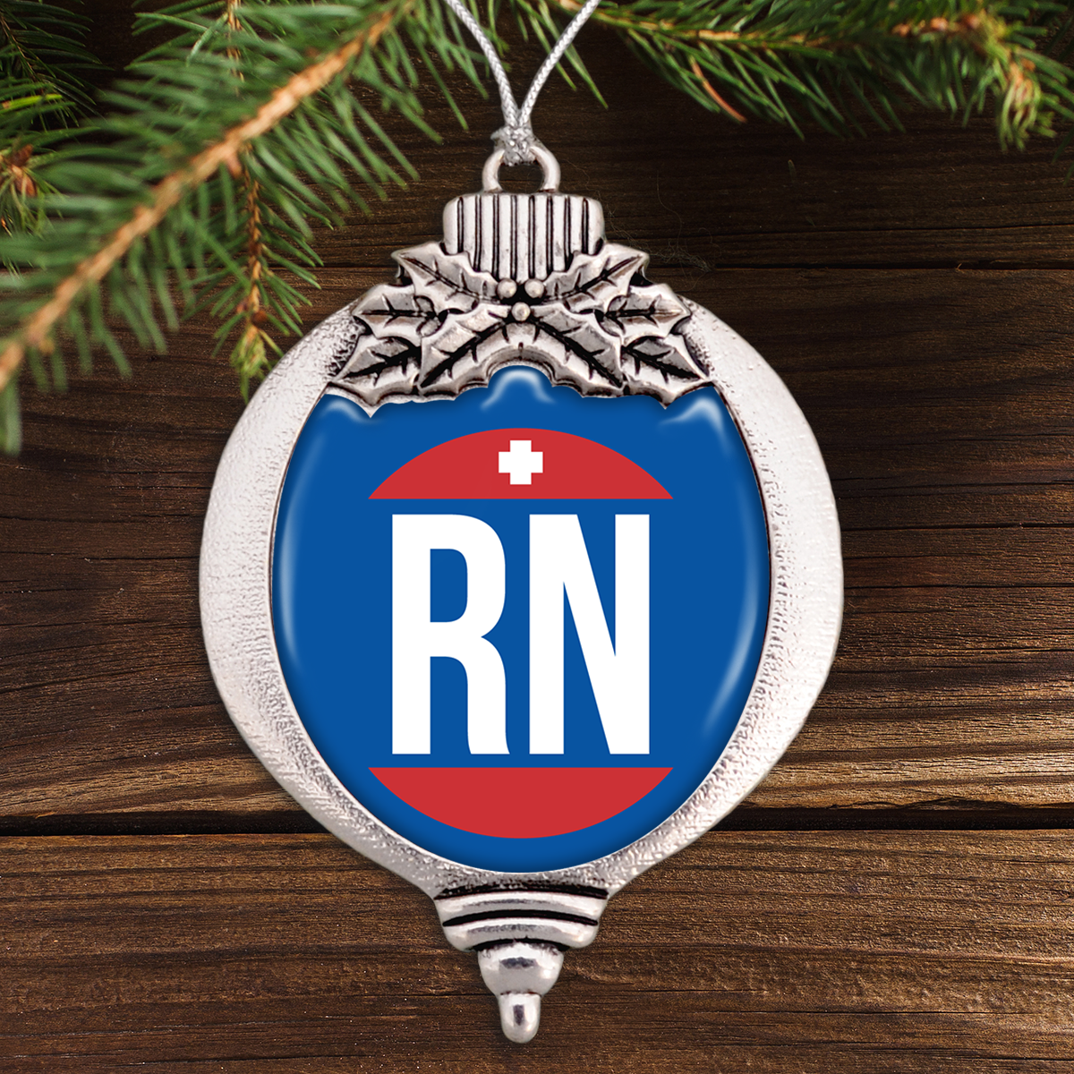 RN Modern Bulb Ornament