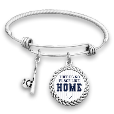 Yankees There's No Place Like Home Baseball Charm Bracelet