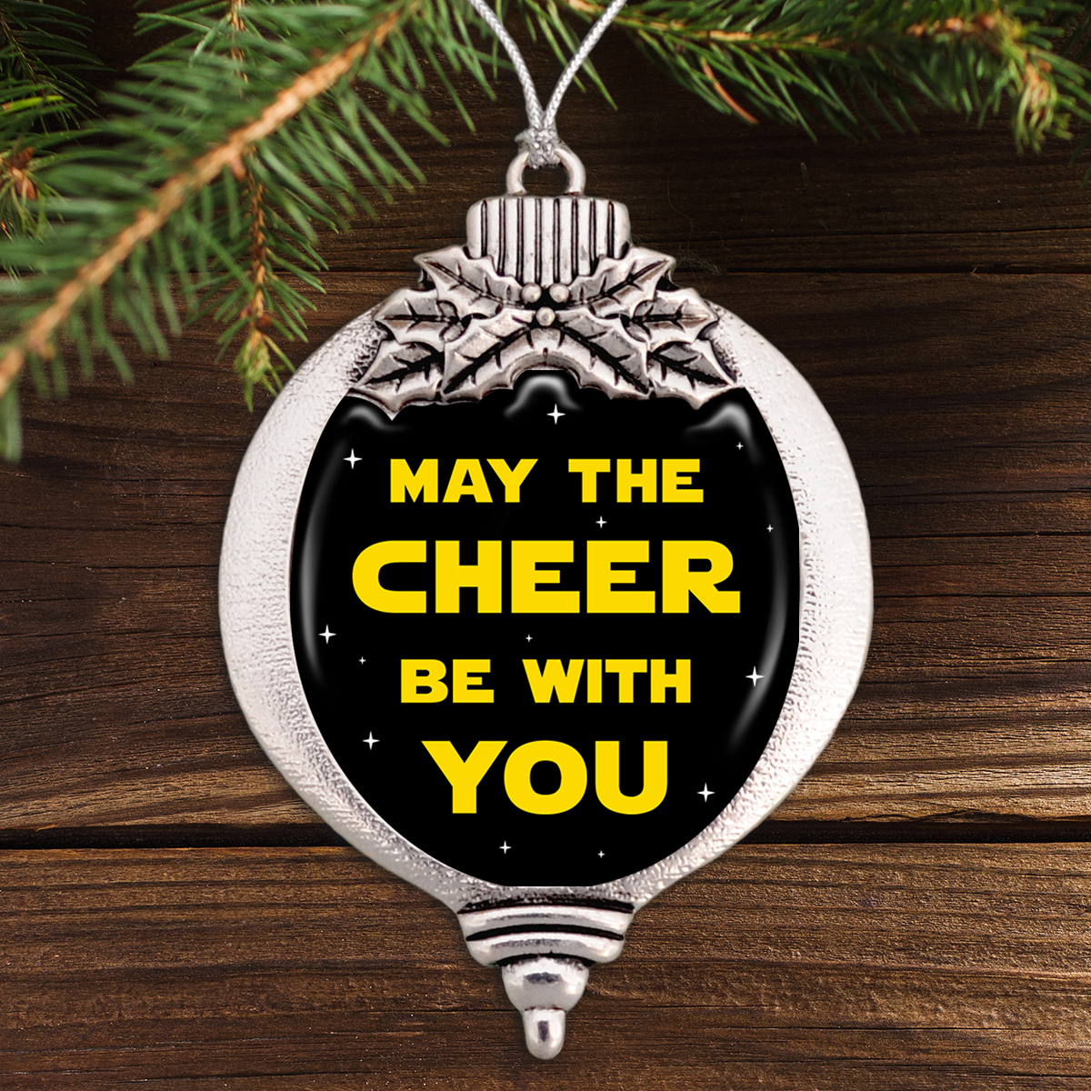May The Cheer Be With You Bulb Ornament