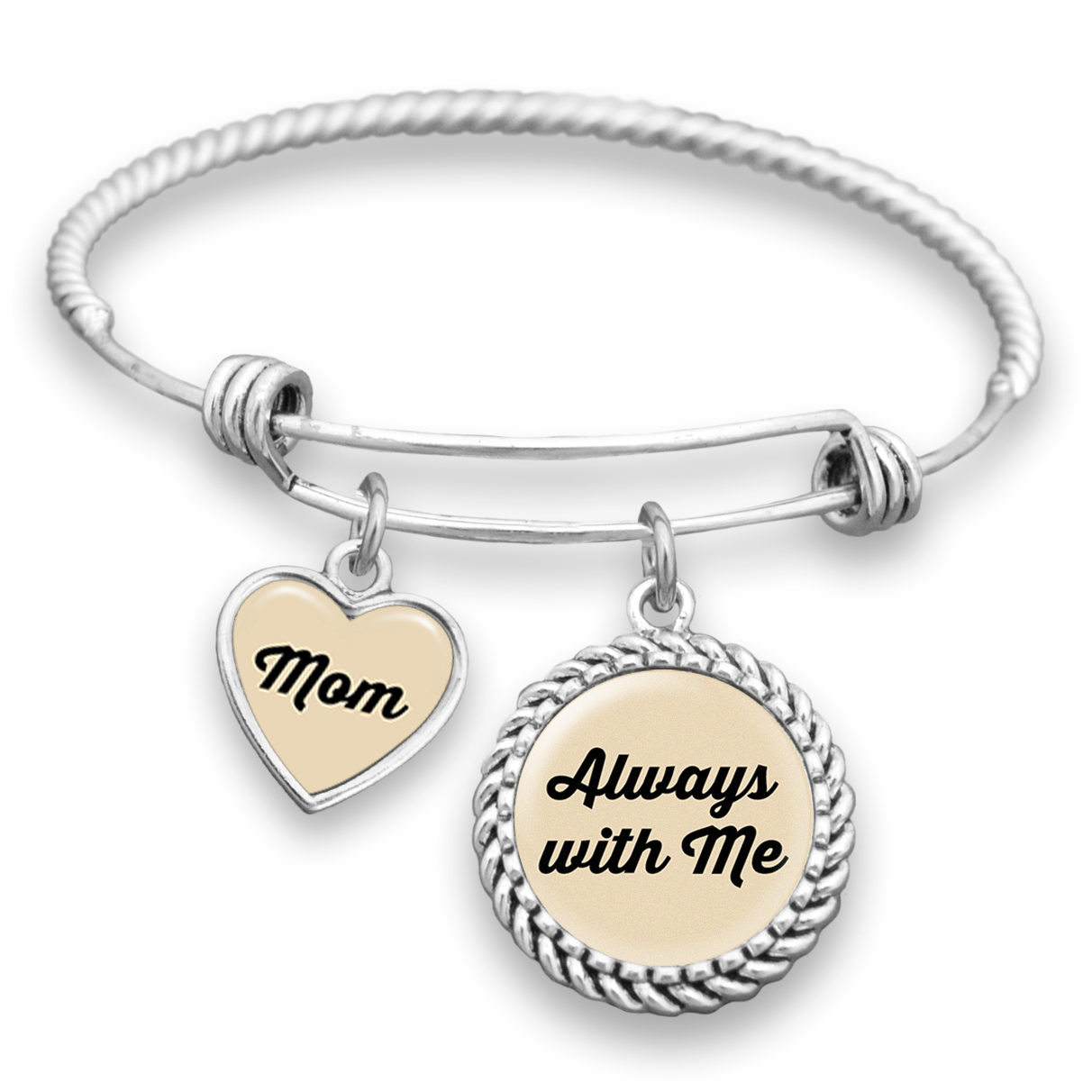 Always With Me Mom Charm Bracelet