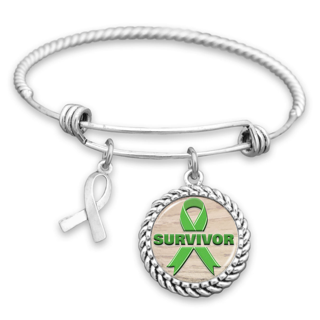 Survivor Lymphoma Charm Bracelet