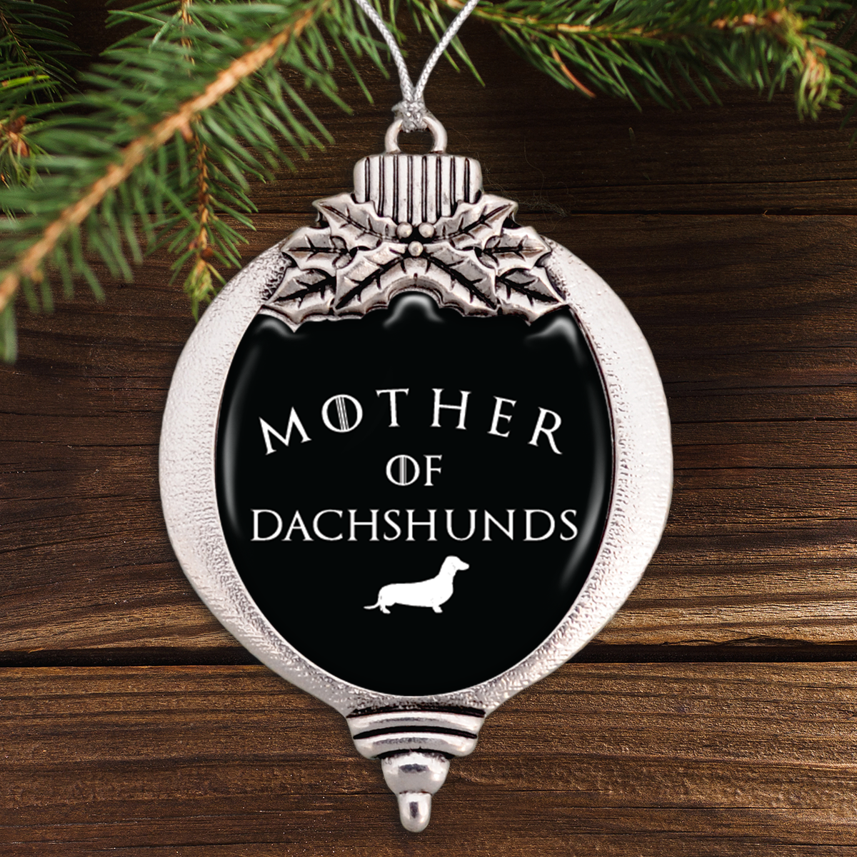 Mother Of Dachshunds Bulb Ornament