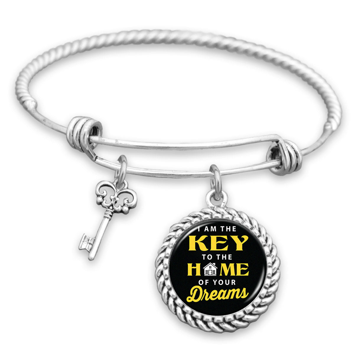 I Am The Key To The Home of Your Dreams Charm Bracelet
