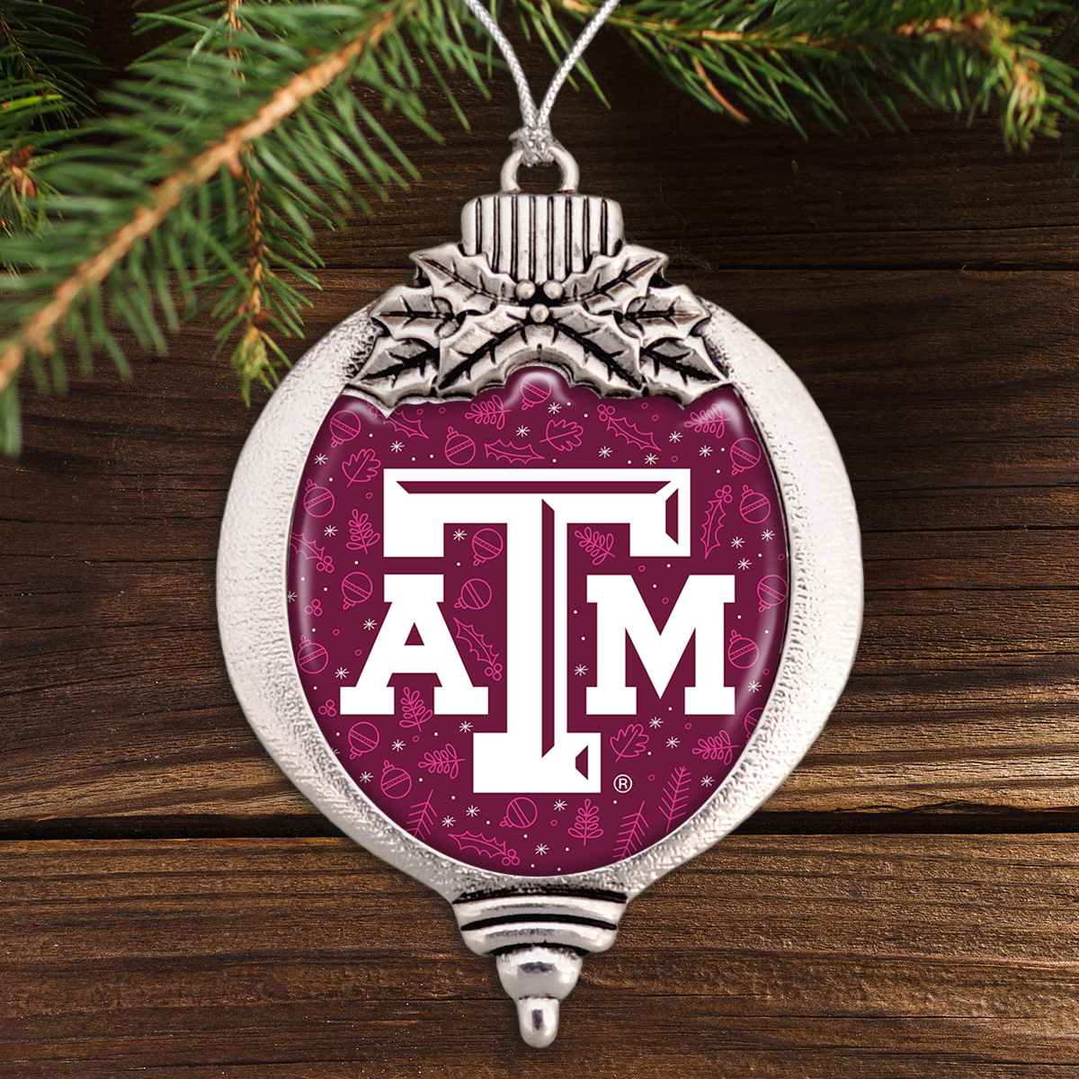 Texas A&M Aggies Holiday Bulb Ornament
