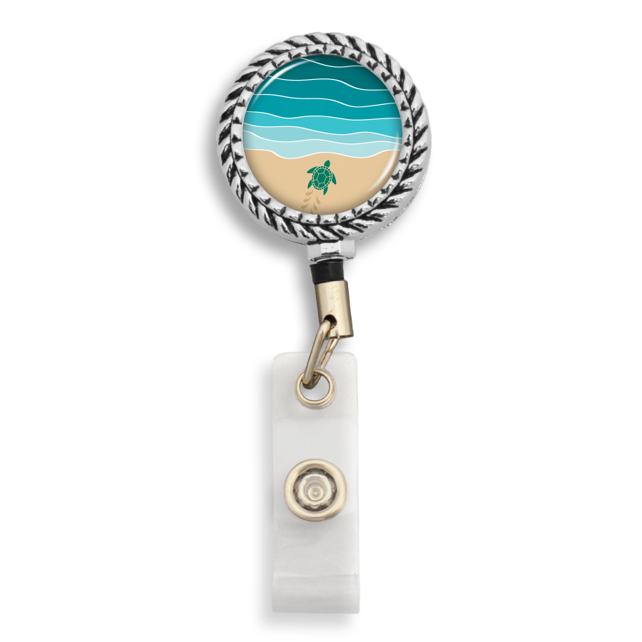 Baby Turtle Almost There Badge Reel