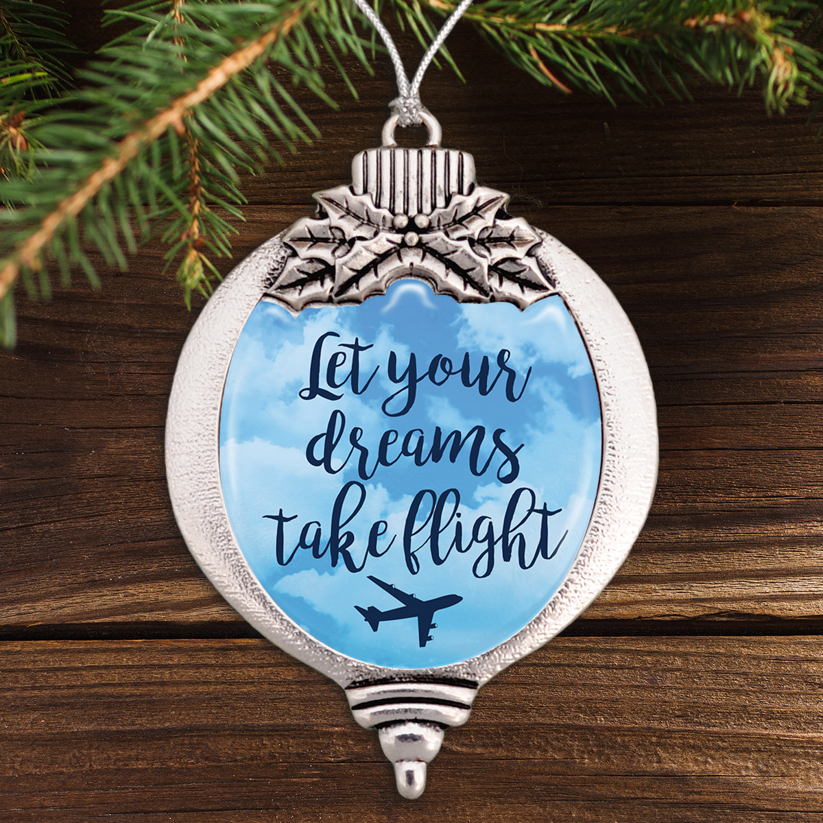 Let Your Dreams Take Flight Bulb Ornament