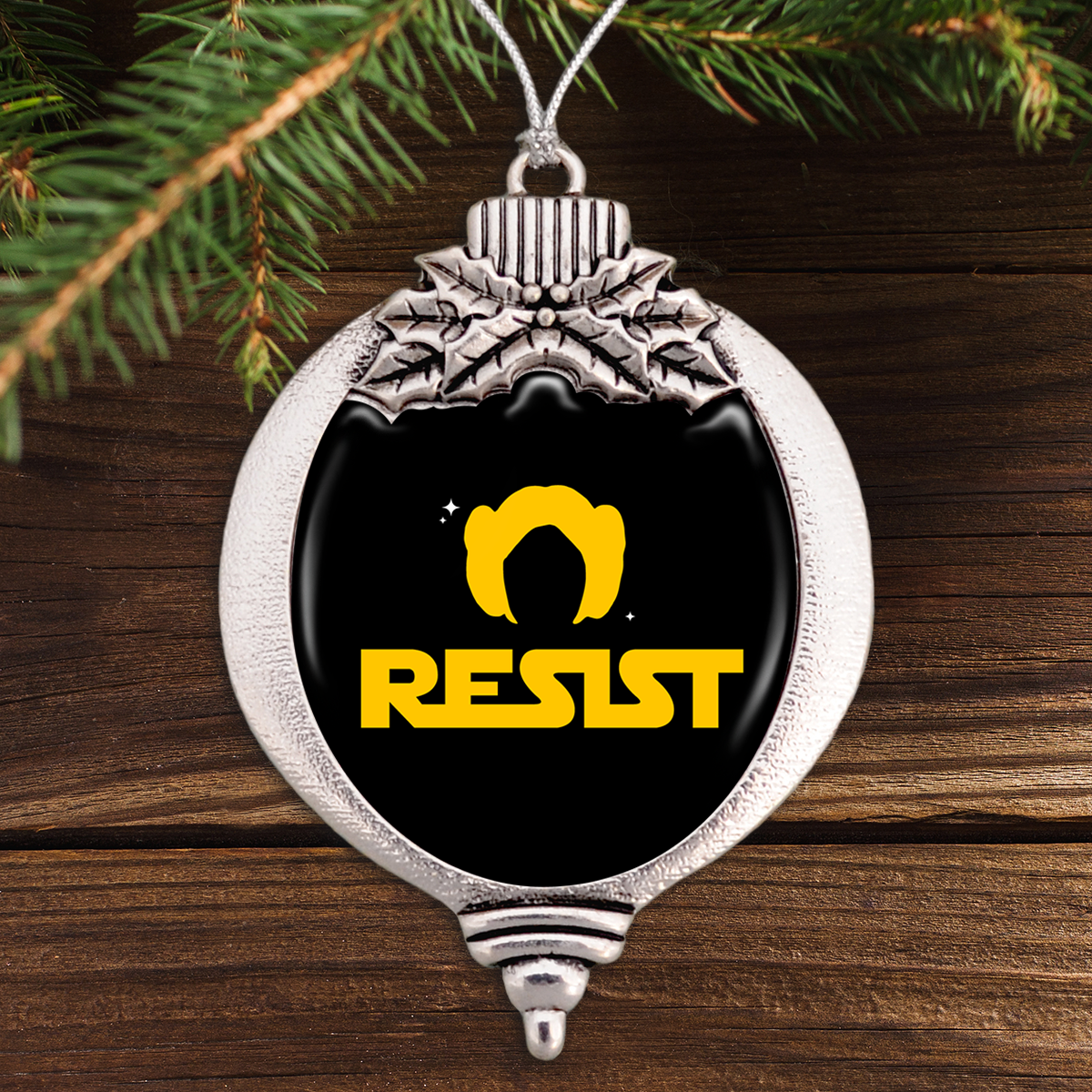 Resist Like A Rebel Bulb Ornament