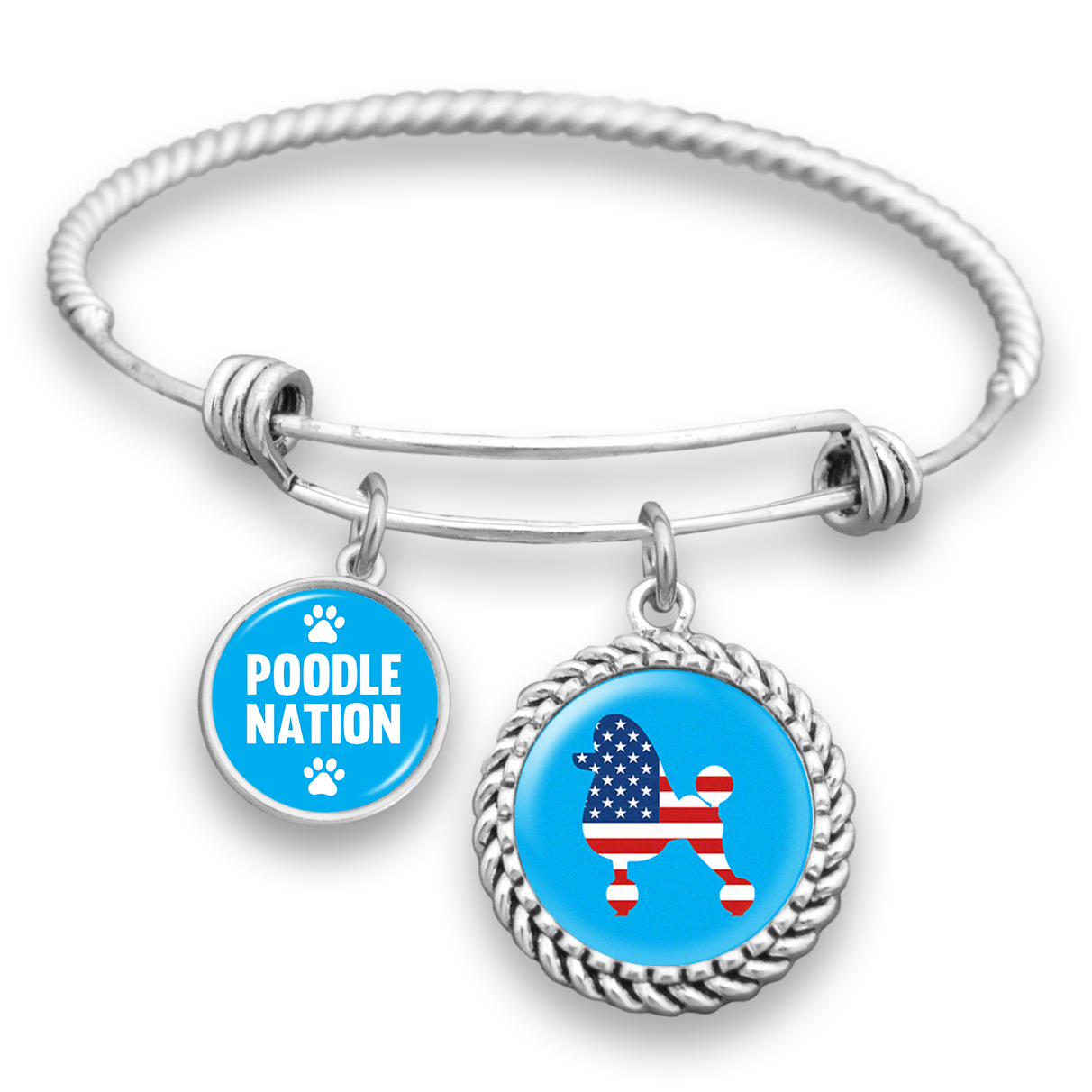 Poodle Nation Charm Bracelet