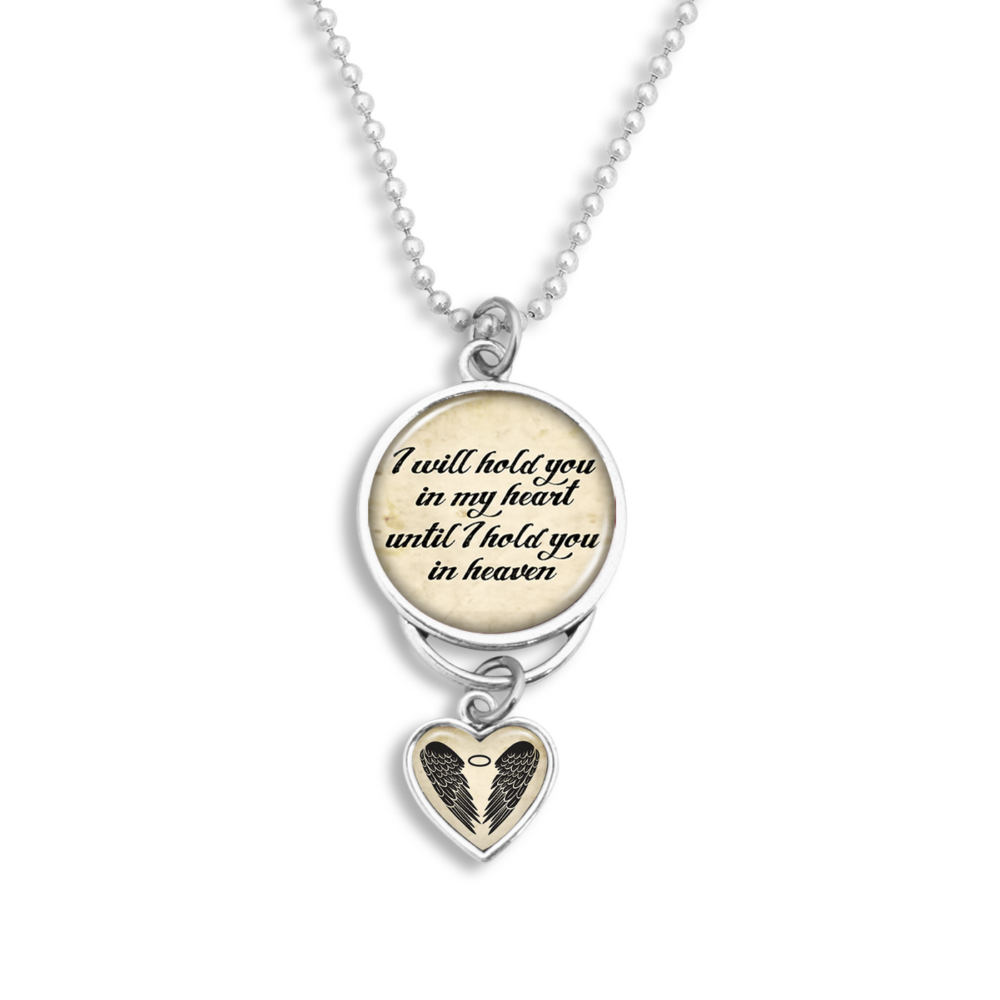 Hold You In My Heart Rearview Mirror Charm