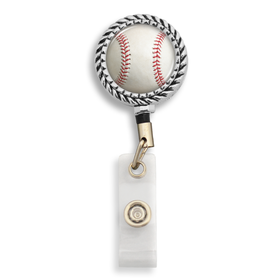 Baseball Badge Reel