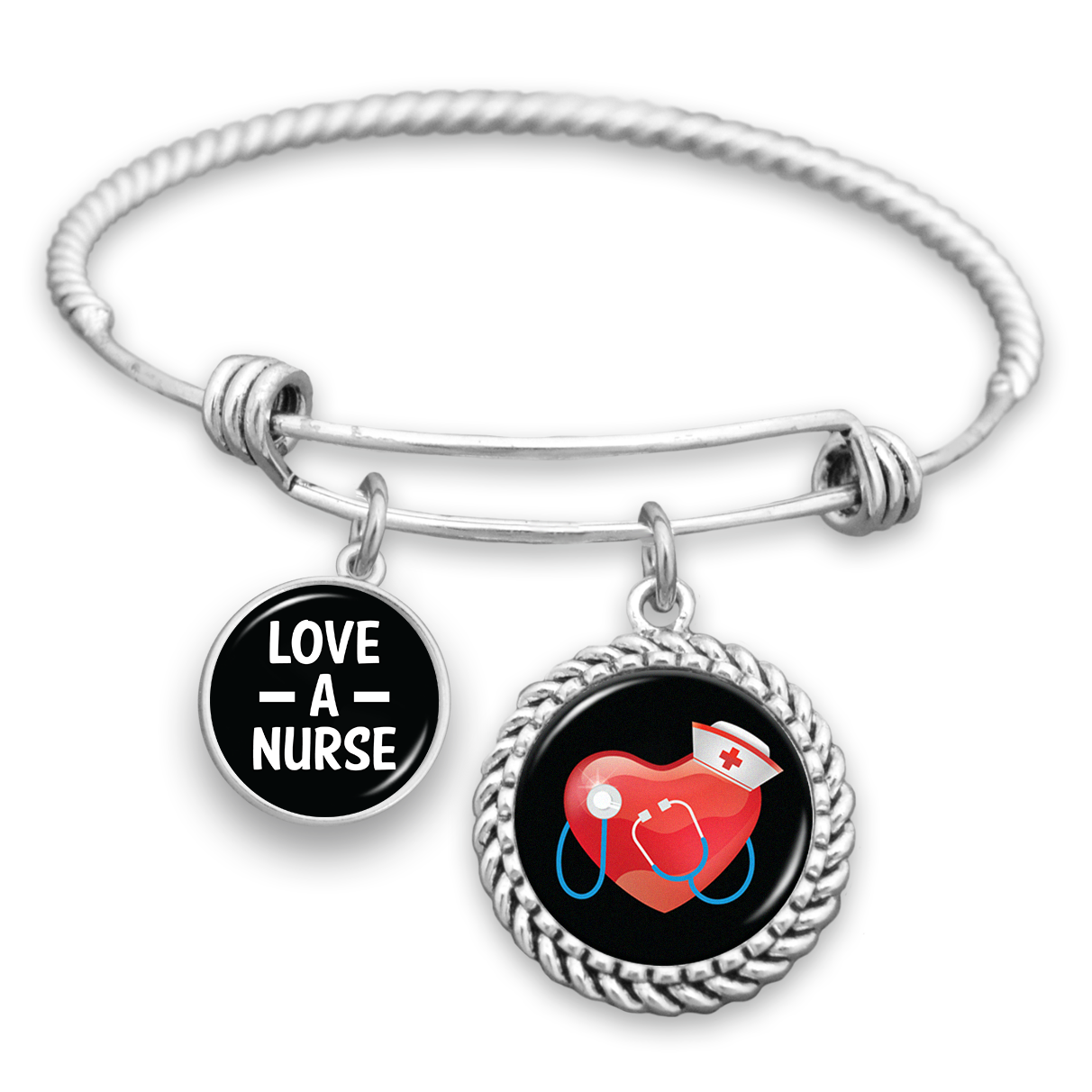 Love A Nurse Charm Bracelet