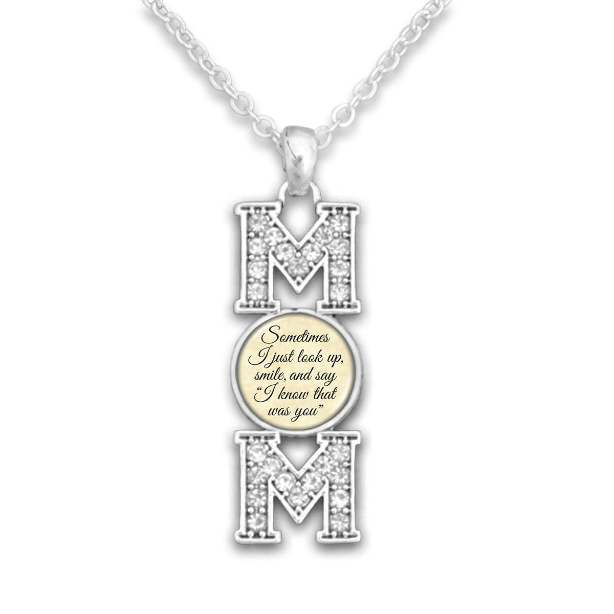 "I Know That Was You" Mom Pendant Necklace