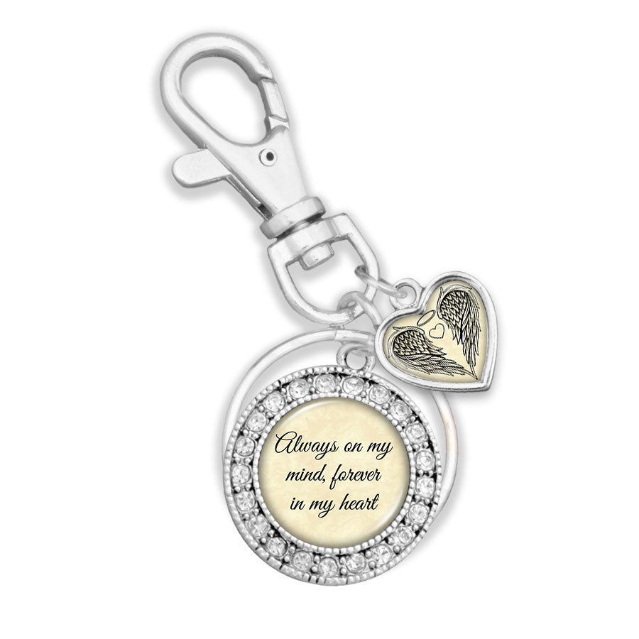 Always On My Mind, Forever In My Heart Key Chain