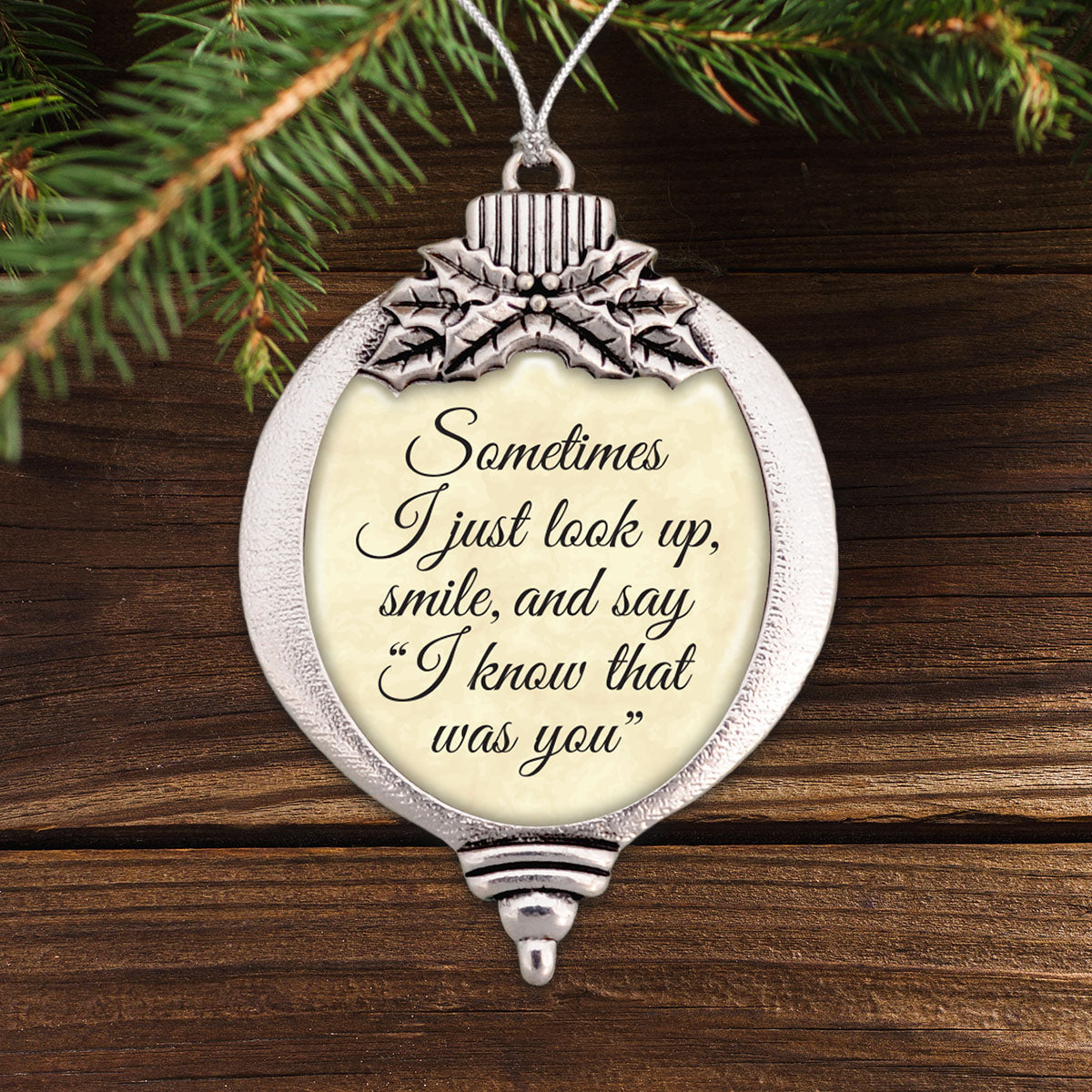 I Know That Was You Bulb Ornament
