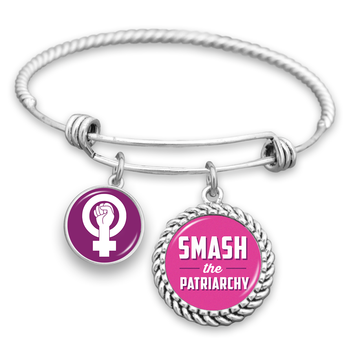 Smash The Patriarchy Charm Bracelet