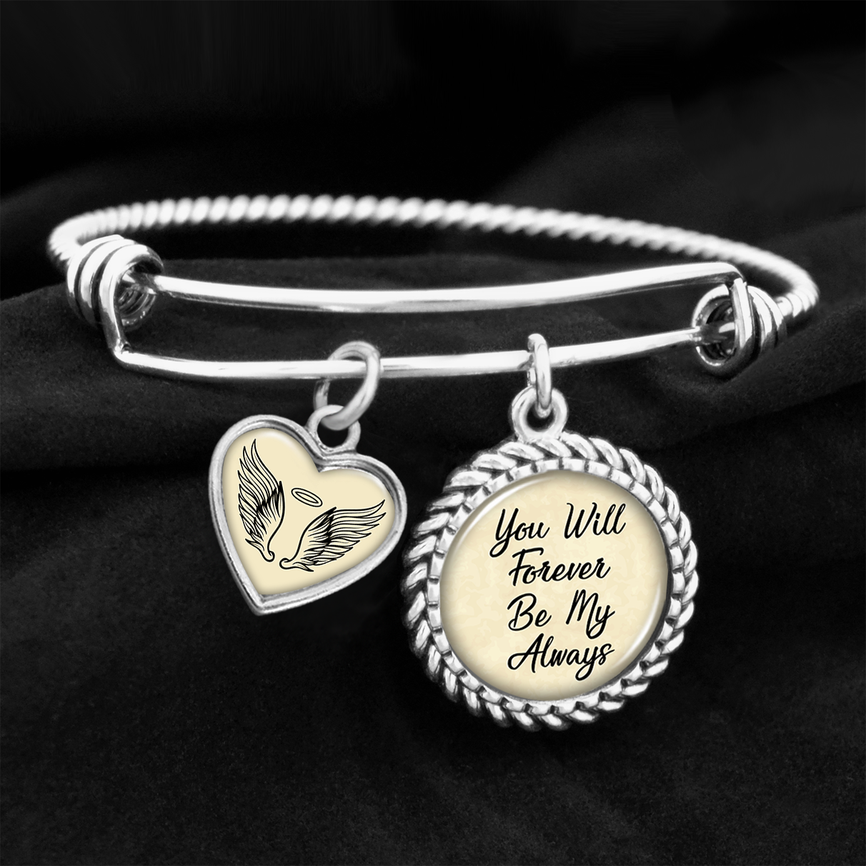 You Will Forever Be My Always Charm Bracelet