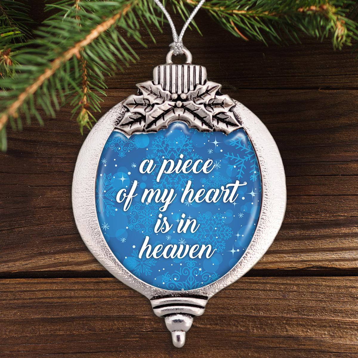 Piece Of My Heart Winter Magic Bulb Ornament