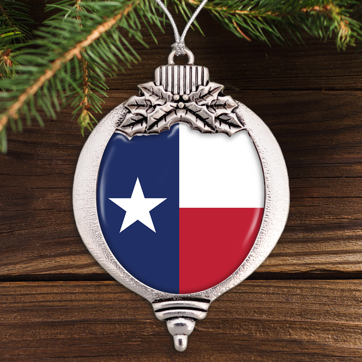 Flag Of Texas Bulb Ornament