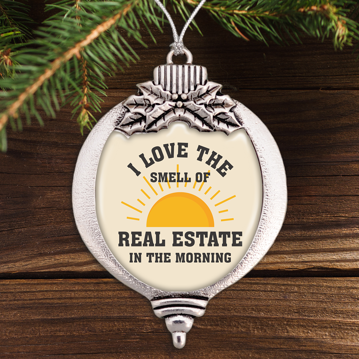 Smell Of Real Estate Bulb Ornament