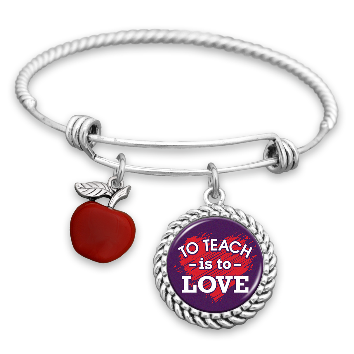 To Teach Is To Love Charm Bracelet