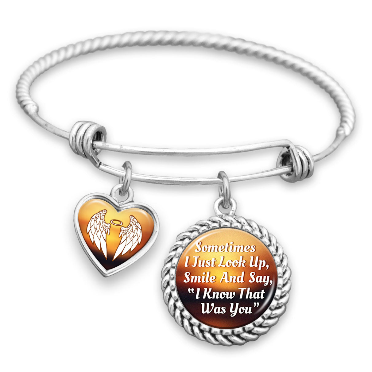 I Know That Was You Sunset Charm Bracelet