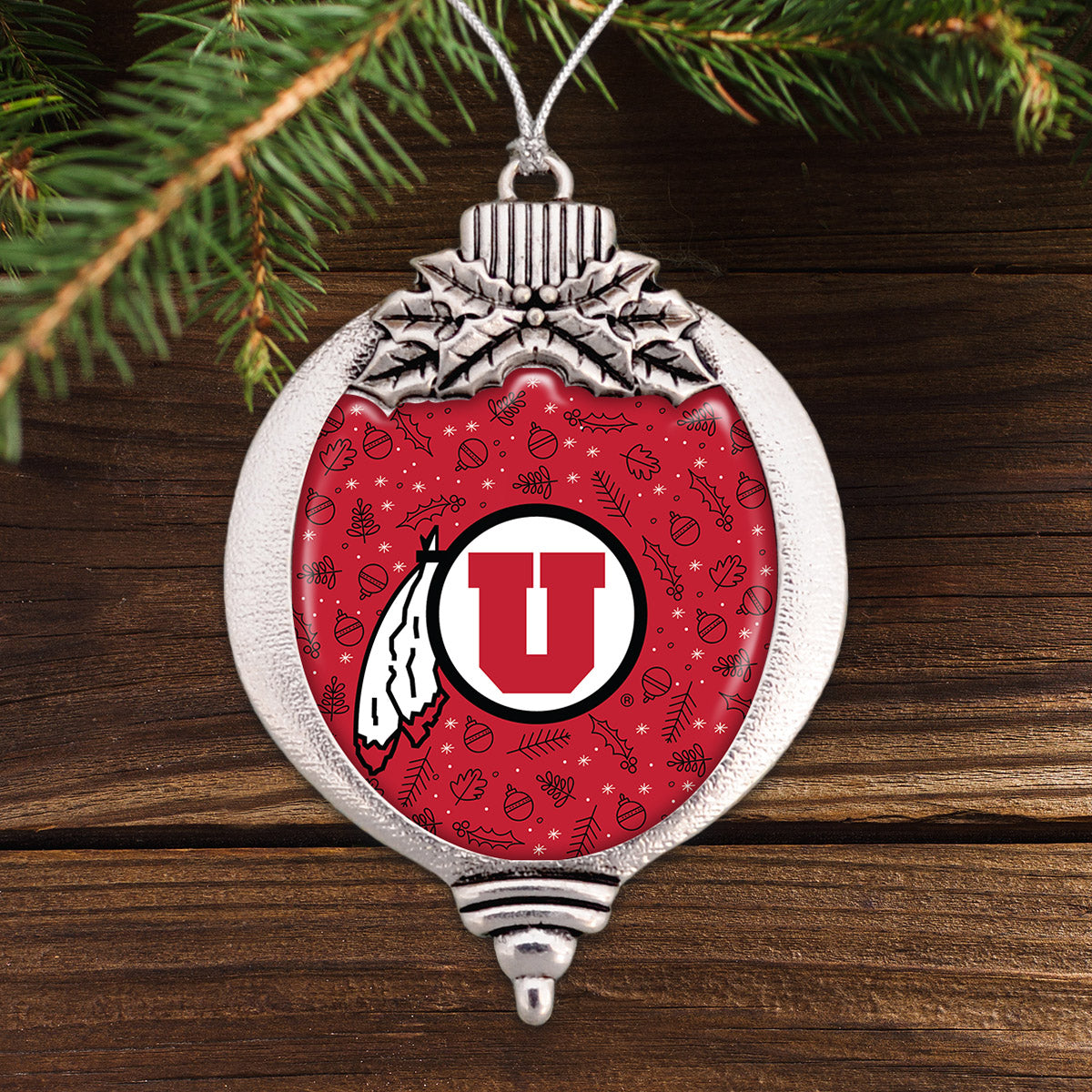 Utah Utes Holiday Bulb Ornament
