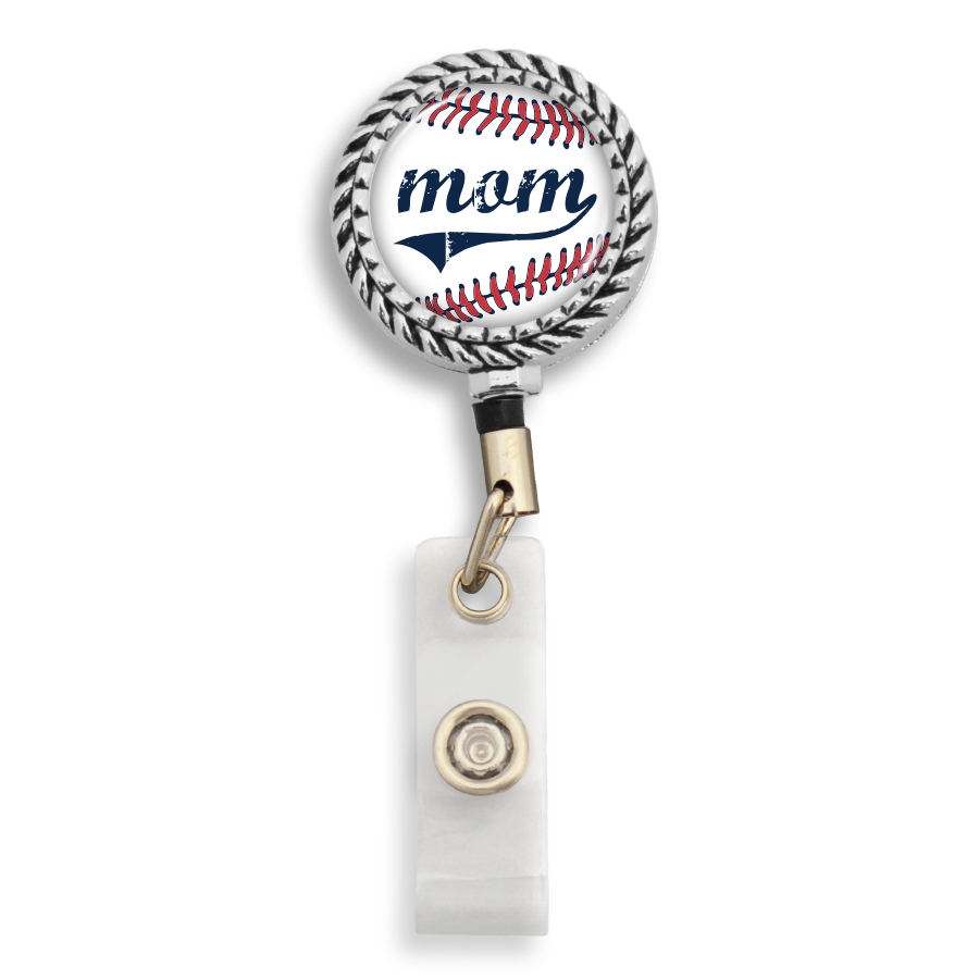 Baseball Mom Badge Reel