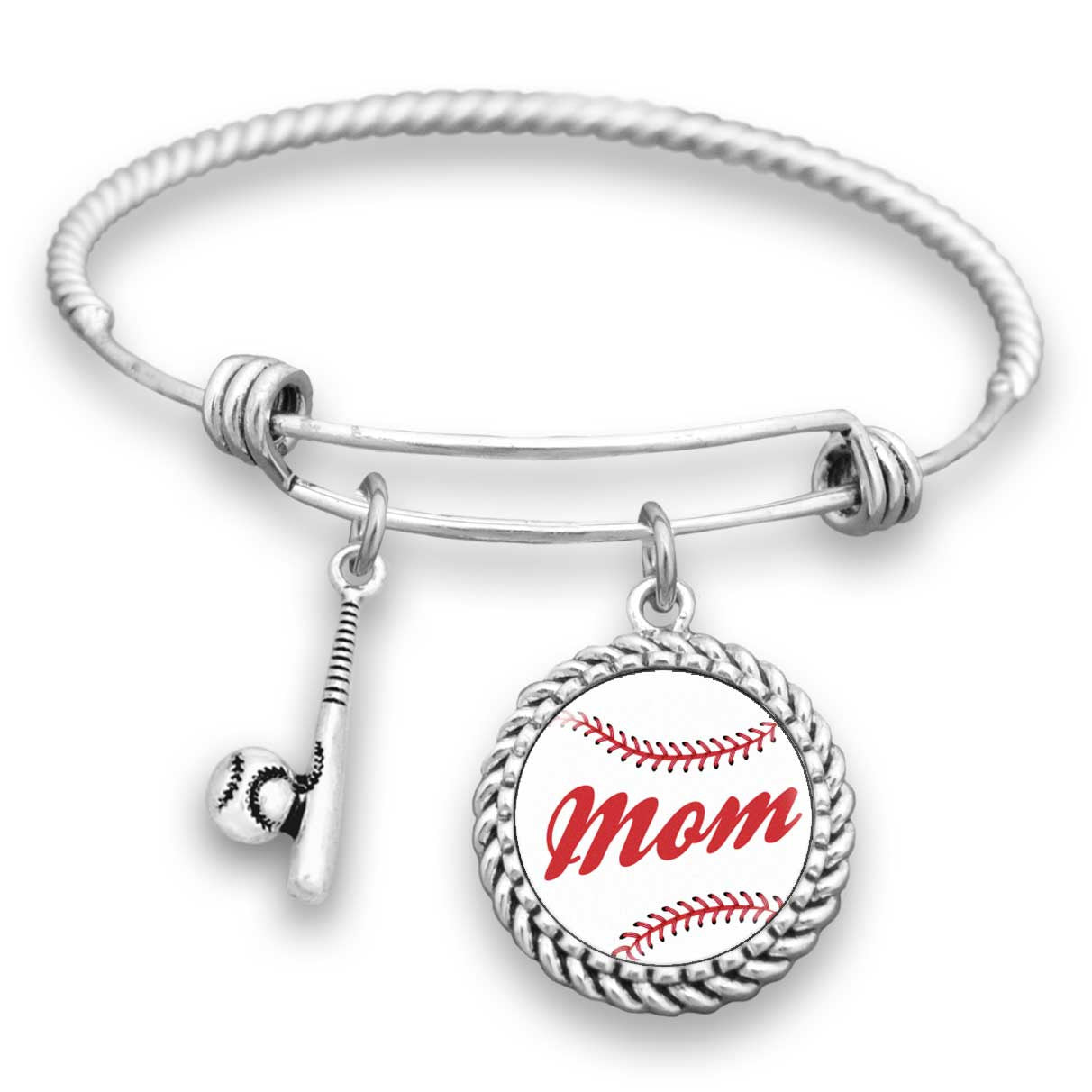 Baseball Mom Charm Bracelet