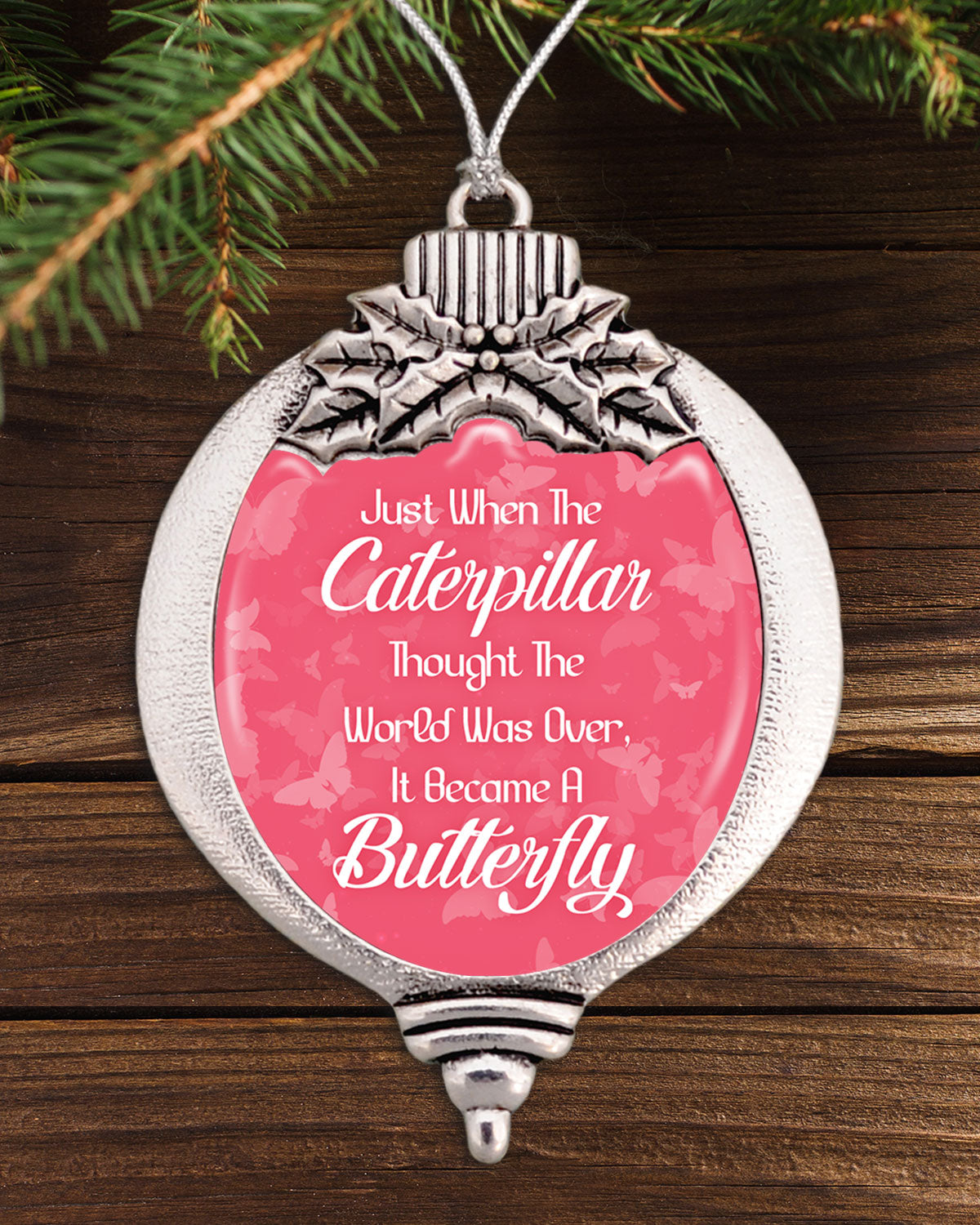 Became A Butterfly Bulb Ornament